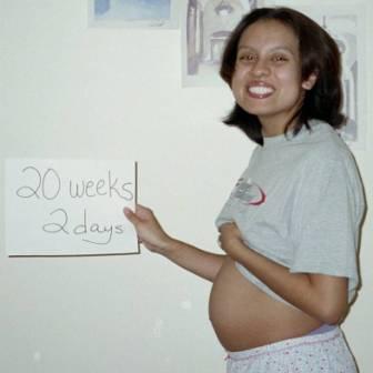Here I am 20 weeks and 2 days old