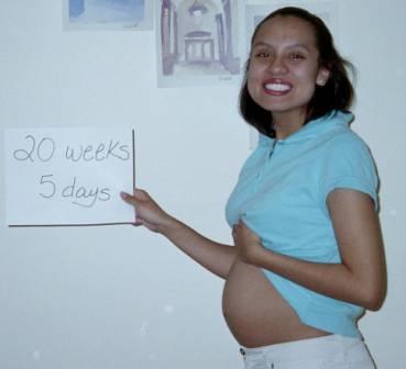 Here I am 20 weeks and 5 days old