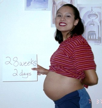 Here I am 28 weeks and 2 days old