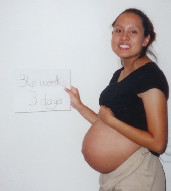 Here I am 36 weeks and 3 days old